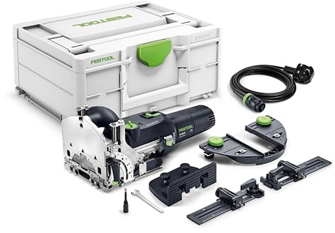Festool Joining Machine Domino DF 500 RQ-Set 230V | Loose tenon joiner with pendulum milling, dowel sizes 4–10 mm, Systainer included - domino jointer