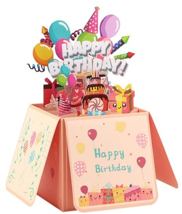 Schöne Geburtstagskarten-Boxen, Grußkarte, Geburtstag, Grußkarte, Geburtstag