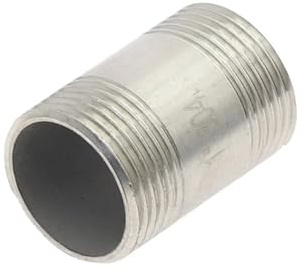 Edelstahl-Schlauchverbinder 1 Stück Wasseranschluss-Außengewinde-Langnippel 1/8, 1/4, 3/8, 1/2, 3/4, 1 Edelstahl-Rohrverbinder-Adapter(150MM LENGTH_3/4)