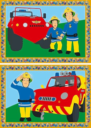 Ravensburger CreArt 27772 - Feuerwehrmann Sam - Malen nach Zahlen Feuerwehrmann Sam für Kinder 5-7 Jahre