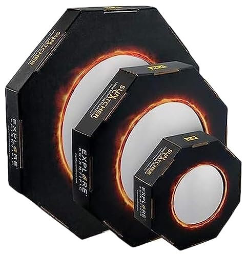 Explore Scientific Sun Catcher - Filtro solare per telescopi da 60 a 80 mm, per osservare il sole alla luce bianca