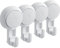 Marchpower Ganci a ventosa, senza trapano, 4PC di ganci a muro a vuoto extra forti fino a 5Kg riutilizzabili per appendere cucina bagno finestra