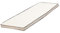 ZOUDIN Indoor Outdoor schaukel Bank Kissen Veranda Wicker Kissen Pad-Weiß 150x30cm(59x12inch)