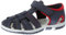 Chicco, Sandales pour Enfant, avec Fermeture Pratique à Scratch, Chaussures pour Enfants, Conçues en Italie, Bleu et rouge, Taille 24 EU