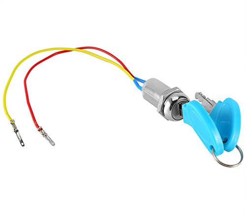 Cerradura de Encendid, Interruptor de Arranque de Bloqueo de Encendido 2 Wire Llave de Contacto Bloqueo de Las Teclas de Bloqueo Para Scooter Eléctrico Bicicleta Eléctrica Bloqueo del Acelerador