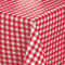 Melody Wachstuch Tischdecke abwaschbar 260 x 140 cm eckig karo rot für Sommer Outdoor #1112-02