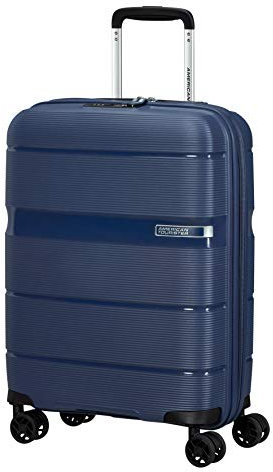 American Tourister Linex - Spinner S Handgepäck, 55 cm, 34 L, Blau (Deep Navy)