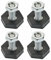 Aspares Washing Machine Adjustable Feet Leg 2912700500 for Lamona X4