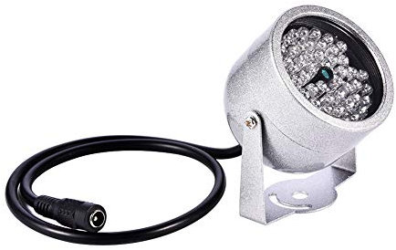 EBTOOLS 48 LED IR-Strahler, 6 X 7 X 6 cm wasserdichte Infrarot-Nachtsicht, Kamera-Strahler für Mautstation, Sicherheitsschleusensystem, Parkplatz