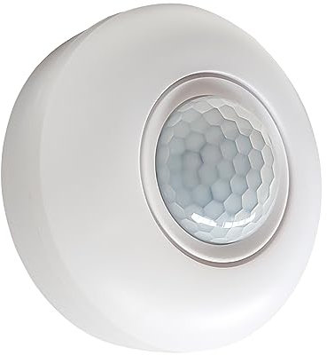LED ATOMANT Pack 5X Detector de Movimiento Infrarrojos de Superficie, con Sensor Luminico Regulable, Alcance 6m, Angulo deteccion 360º, Sensor PIR, para LED