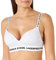 KARL LAGERFELD Damen Karl Lagerfeld Damen Gepolsterter Bh Mit Karl-Logo, Weiß, S