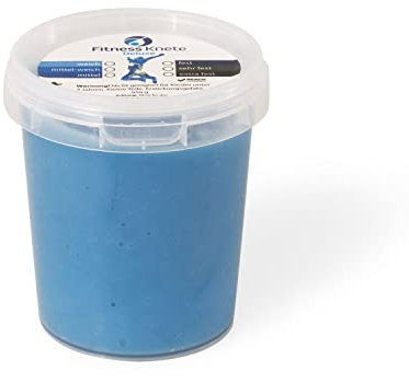 Fitness Knete Deluxe | 454 g | Stärkenauswahl | Fingertrainer | Handtrainer (hellblau = weich)