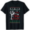 Coffee Yoga Ugly Christmas Sweater, Lustiges Herren Damen T-Shirt T-Shirt