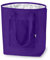 PromotionGift Bolsa de compras o de playa reutilizable y plegable para mantener el frío, ligera y duradera, con forro interior de aluminio para una perfecta función de enfriamiento, 25 L (morado)