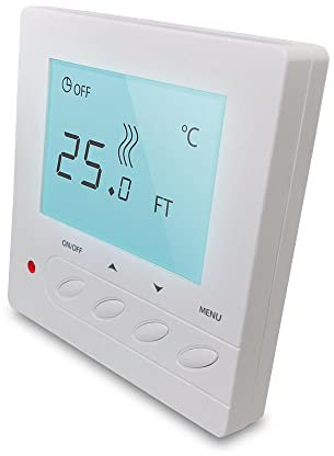 M5 Digital Manual Underfloor Heating Thermostat - Large LED Screen