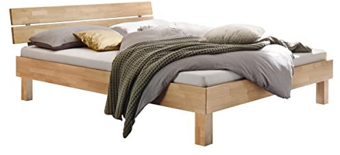 Hasena Trento Bett Prato 25 Kopfteil Ello Eiche Bianco 180x200