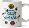 MUGFFINS Tazas para TRABAJADORA SOCIAL - En Inglés - Thanks For Beeing Amazing - 11 oz / 330 ml - Regalo original y divertido