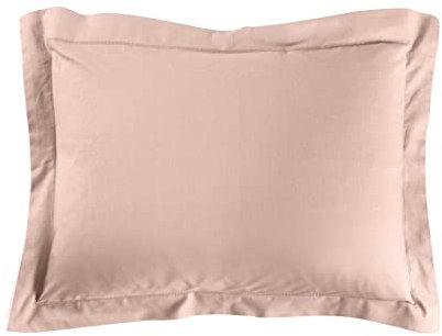 douceur d'intérieur, Taie d'Oreiller (50 x 70 cm) Lina Rose, 100% Coton