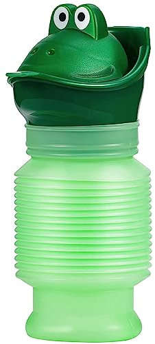 Topcloud Orinal retráctil, 600 ml macho hembra portátil portátil inodoro orinal botella de orina orina, urinal de emergencia reutilizable para camping, coche, viaje, tráfico atasco y cola