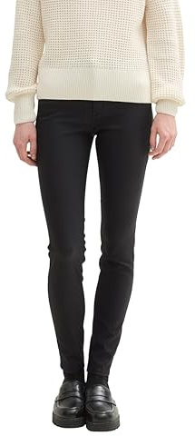 Tom Tailor Denim Damen Coated NELA Extra Skinny Jeans in Leder-Optik 1043333
