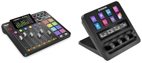 RØDE RØDECaster Pro II All-in-One Production Solution for Podcasting & Elgato Stream Deck +, Audio Mixer, Production Console and Studio Controller