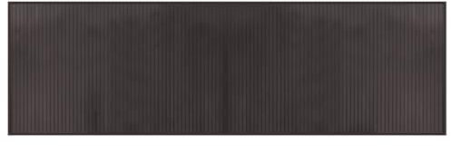 vidaXL Teppich, Bambusteppich Rechteckig, Bambusmatte rutschfest für Wohnzimmer, Läufer Küchenteppich Flurteppich, Modern, Dunkelbraun 60x200cm Bambus
