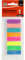 Fixo Notes | 200 Klebemarker in verschiedenen Farben mit Lineal 12 cm | PET durchscheinend | Größe 12 x 45 mm | beschreibbar mit Bleistift und Stift | wasserfest | perfektes Schulmaterial