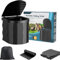 DUOJIN Toilettes de camping, toilettes portables pour adultes et enfants, pot Porta pliable et étanche pour camping, voiture, seau, voyage, plein air, randonnée, excursions, bateau, plage, tente