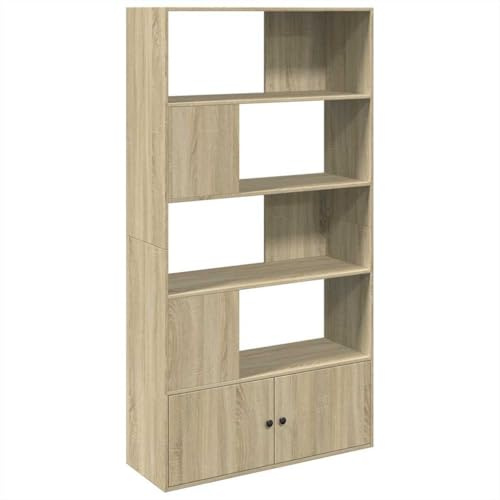 vidaXL Bücherregal Sonoma-Eiche 100x36x189 cm Holzwerkstoff