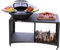 Brasero îlot avec Plaque et Grille Amovible en Acier Barbecue plancha extérieur Ø 100 cm