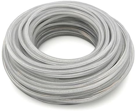 Sharrqing Accesorios for desbrozadoras de Gasolina, Alambre de Acero Cuadrado de 3,0 mm, Hilo de Corte for Cabezal de Corte de césped