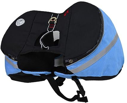 HOMOBABE Hunde-Rucksack Für Reisen Und Outdoor-aktivitäten Wasserdichter Und Robuster Hundetransport-Rucksack Für Camping Und Wandern Blau s