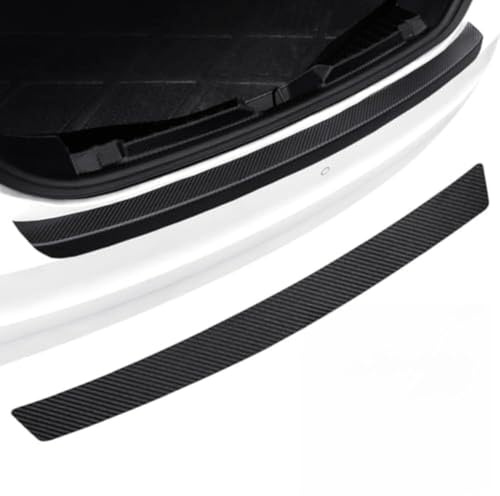 WSRFOLP Auto Ladekantenschutz für FIAT 500 / 500E / 500L / 500X / 500, Ladekantenschutz Folie Antikollision Stoßstangen Schutz Auto Tuning Zubehör