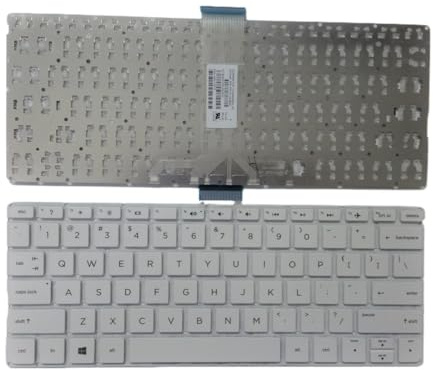 FDMOZRE Uns RU SP LA BR PT TR Tastatur Für HP für Pavilion x360 11-K k000 k100 K047 K050 K048 M1-U1 U0(US White)