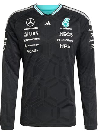 adidas Men's Mercedes - AMG Petronas Formula 1 Team Authentic LANGÄRMELIGES FAHRERTRIKOT
