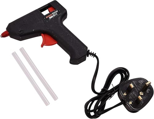 Mini Glue Gun 10W with 2 Glue Sticks, for 7-7.5mm, Crafts & DIY, 90cm Cord