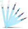 Kesote Wasser Pinsel Stifte Pinselstifte 6 Stück Water Brush Pen Befüllbarer Wassertank für Aquarell Malerei Beschriftung Einschulung Schulanfang