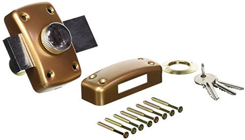 1209 Verrou Eco 5 Goupilles a bouton Cylindre de 45 mm diamètre 23 mm Doré
