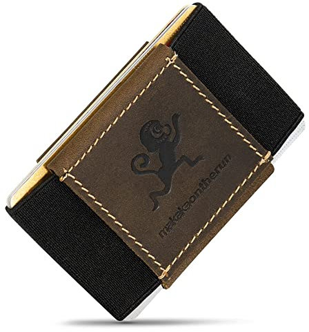MakakaOnTheRun® Kartenetui Herren Wallet, Kartenhalter, Kreditkartenetui, Slim Wallet Herren Geldbörsen, Ausweis- & Kartenhüllen, Wallets for Men Card Holder, Geldbörse Herren klein