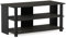 Furinno Sully Mobile Porta TV, Marrone/Nero