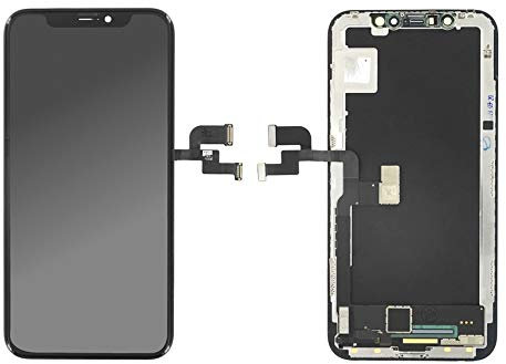 Handyteile24 Soft OLED Display Bildschirm Touchscreen in Schwarz für iPhone X