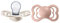 BIBS Supreme Schnuller 2er-Pack, BPA-frei, Symmetrischer Nippel. Silikon, Hergestellt in Dänemark. 6-18 Monate (2er Pack), Ivory/Blush