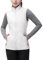 33,000ft Weste Damen Outdoor Leichte Softshell-Weste Ärmellose Jacke Winddichte Fleece Damenweste für Laufen Golf Wandern Weiß 36