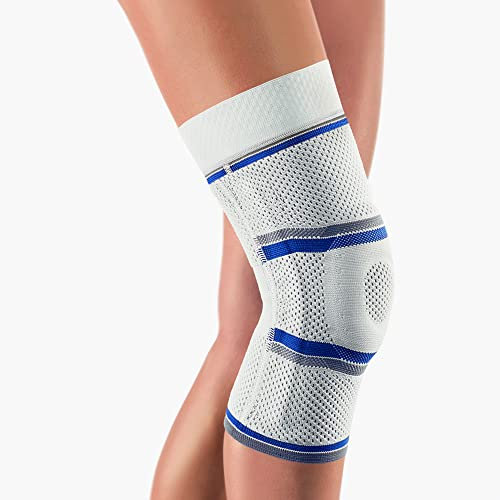 BORT StabiloGen® Eco Kniebandage mit Haftband kurz 5+ Silber