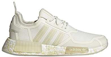 adidas NMD_R1 Herren-Schuhe, Schwarz, Cremefarben/Sandfarben/Cremewei , 41.5 EU