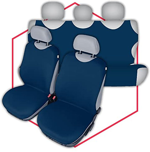 Autositzbezüge Autositzschoner Sitzbezüge Kompatibel mit Skoda Fabia Auto Sitzbezug 100% Baumwolle Autositzauflage Autositz Sitzauflagen Tuning Auto Zubehör Innenraum