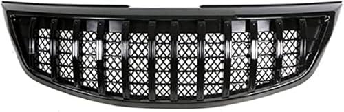 Auto Front Kühlergrille für KIA Sportager 2012-2015,Front Nieren Kühlergrill Front stoßstange Gitter Waben Grill Dauerhaft,A/Black