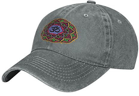501 Blume Ohm Damen Herren Cotton Cap Verstellbar Angeln Hüte Vintage Baseballkappe Baseboard Baseballkappe Für Golf Angeln Kletter