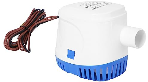 Sosoport Marine 24v Tauchpumpe Automatische Bilgenwasserpumpe 1100gph Für Boote Angeln Camping Mit Schwimmer Und Rostfreiem Motor