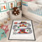Auto Rennen Spielteppich 98x140 cm -2 Stück - Auto Rennen Teppich - Spielmatte für Kinderzimmer - Home Kinderteppich - Dekorativ - Besonderes Design - Auto Rennen Spielteppich Mädchen Jungen
